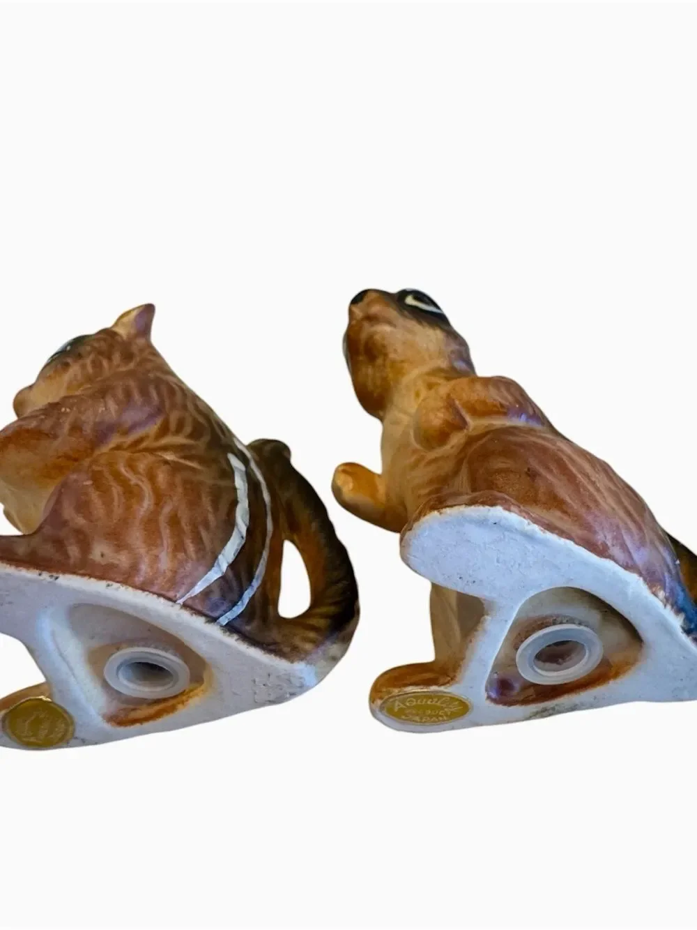 Set of Vintage Ceramic Chipmunk Salt and Pepper Shakers Japan